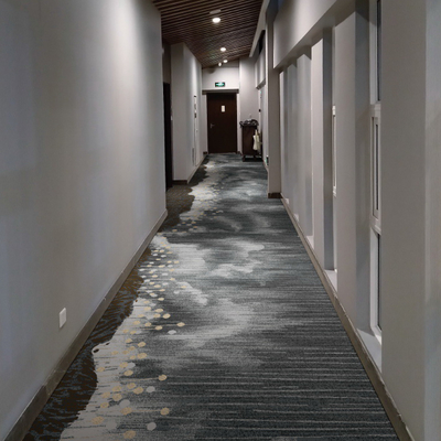 Luxury Woven Axminster Flame Resistant Carpet For 5 Star Hotel
