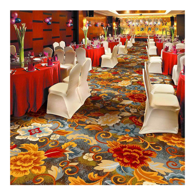 Woven Axminster Wool Nylon Carpet Wall To Wall Ballroom And Banquet Hall