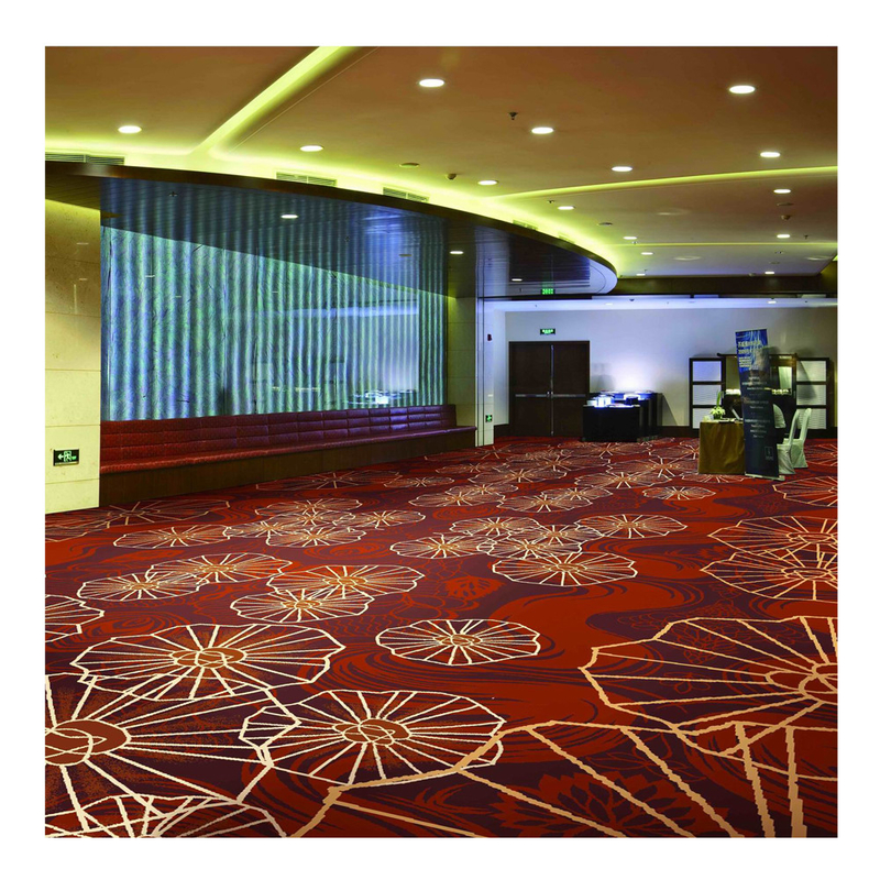 Woven Axminster Wool Nylon Carpet Wall To Wall Ballroom And Banquet Hall